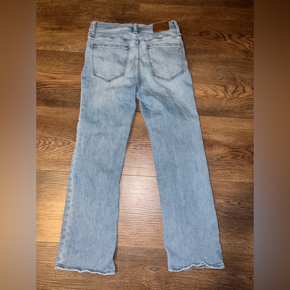 Madewell Cali Demi Boot Light Wash Denim Jean Size 25 - Picture 4 of 7